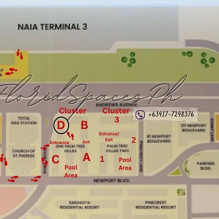 One Palm Tree Villas Condominium - Studio 10O With Balcony - Across Terminal 3 Airport Manila Luaran gambar